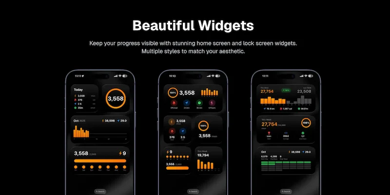 How To Use And Customize The iPhone Step Widget